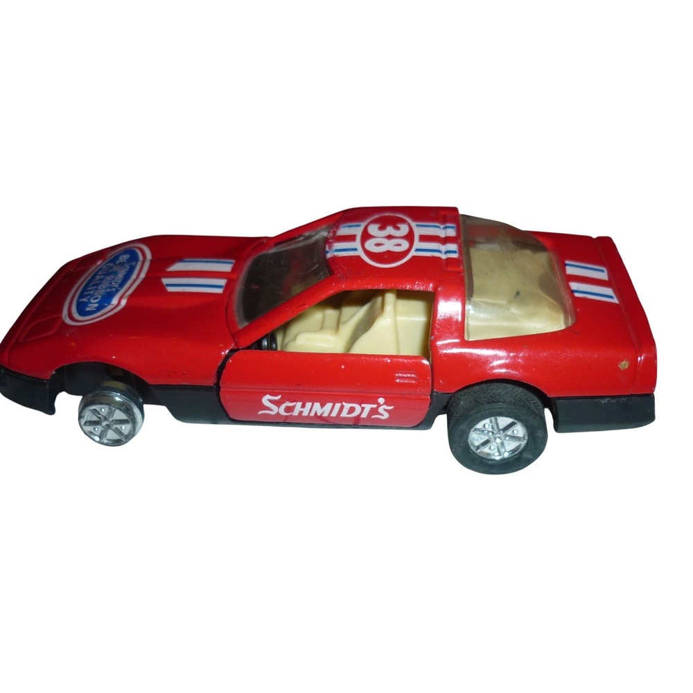 Schmidts Beer Corvette C4 Diecast 1/24 Red 38 Promo Vehicle Parts Repair